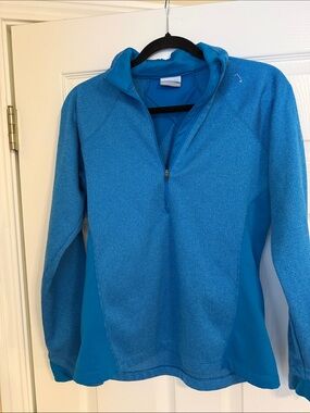 Columbia Teal Blue Fleece Pullover